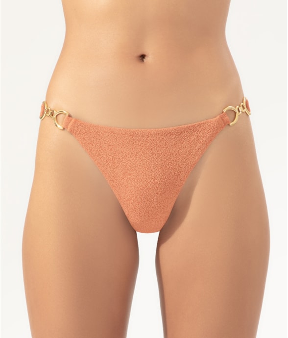 Calcinha Lateral Fina Miracle Up Mini Bobby Marrom