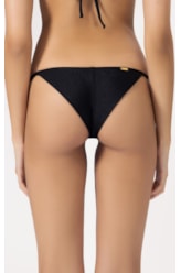 Calcinha Lateral Fina Up Crystals By Swarovski Lumier Preto