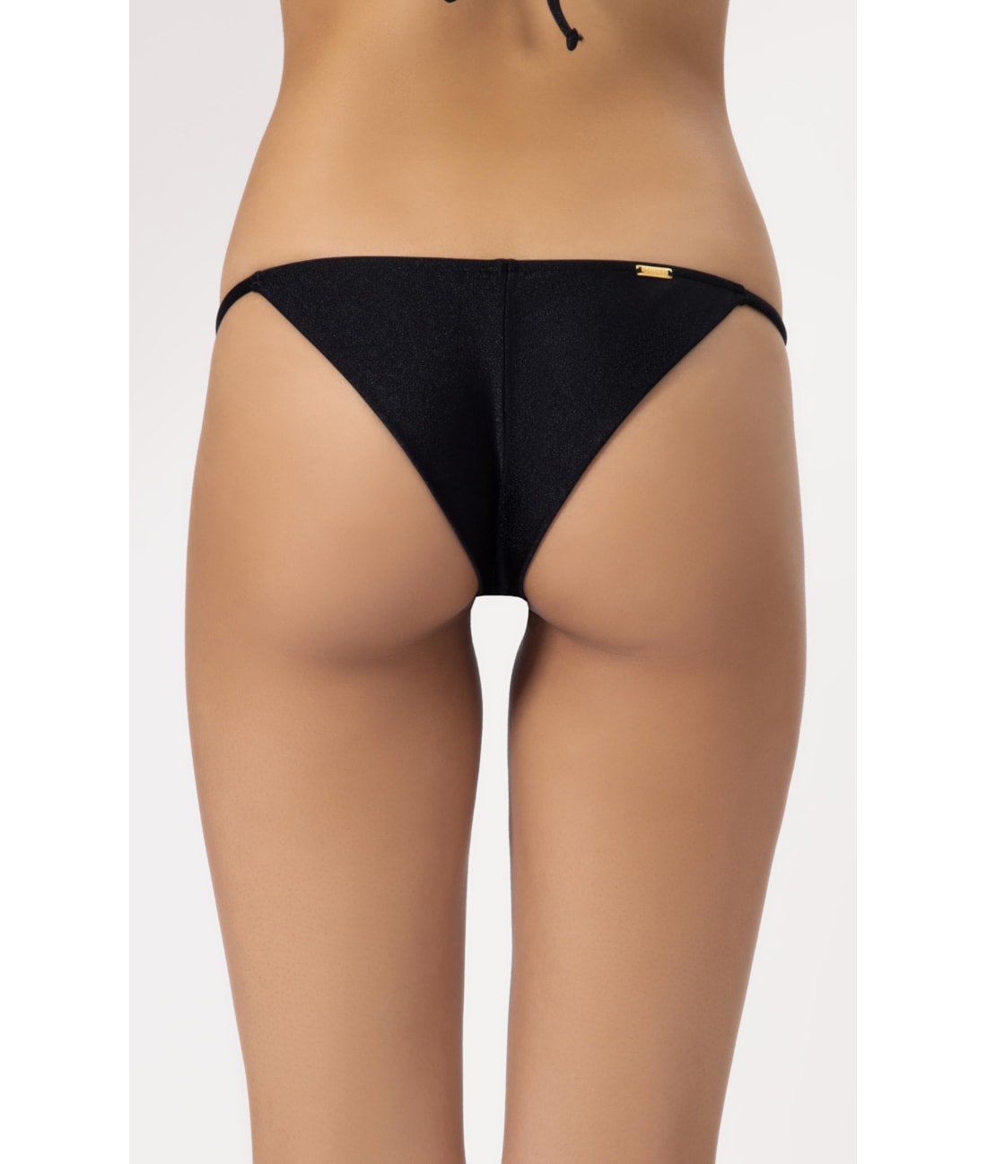 Calcinha Lateral Fina Up Crystals By Swarovski Lumier Preto