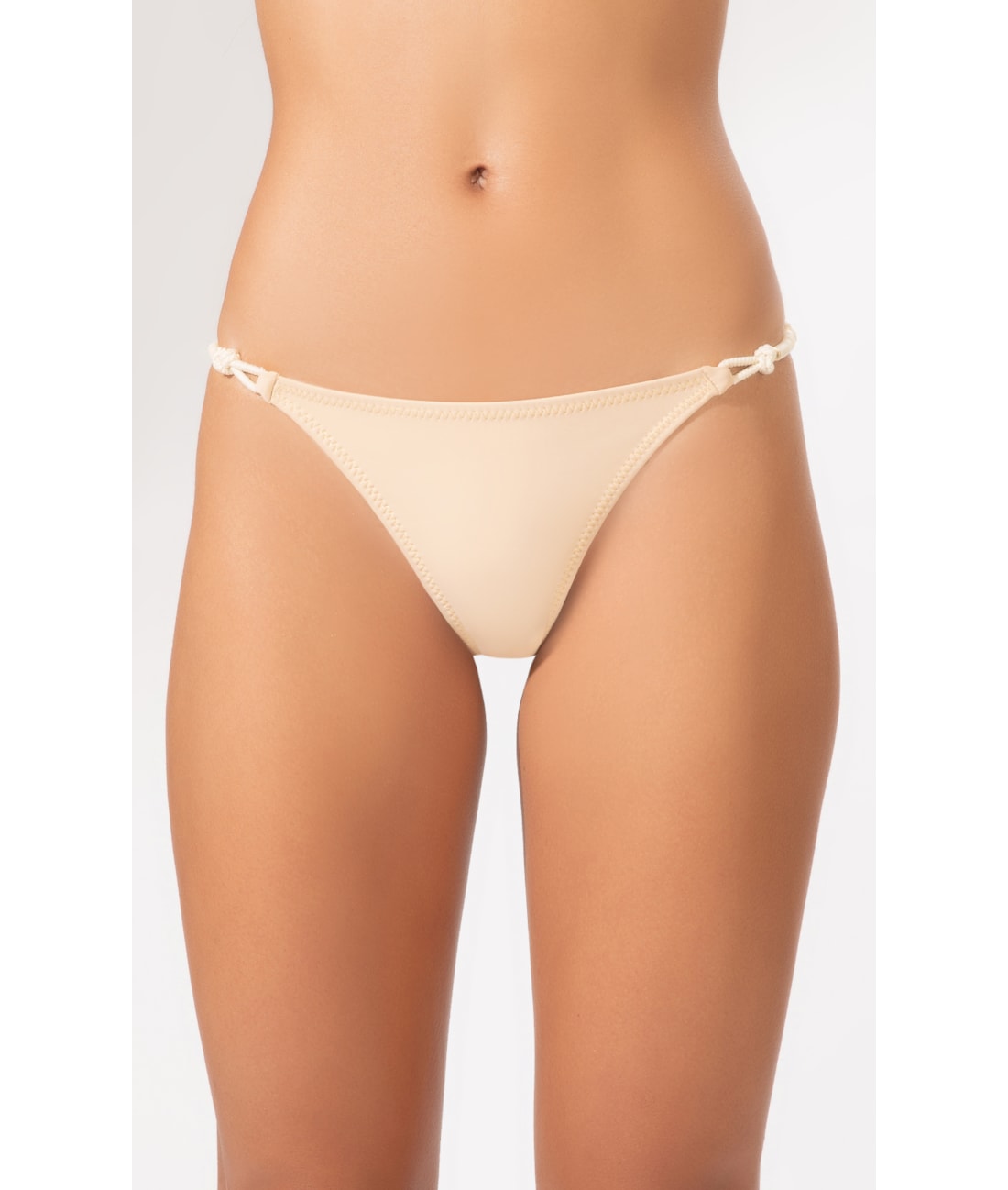 Calcinha Lateral Fininha Mini Miracle Up Gaia Bege