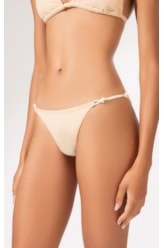 Calcinha Lateral Fininha Mini Miracle Up Gaia Bege