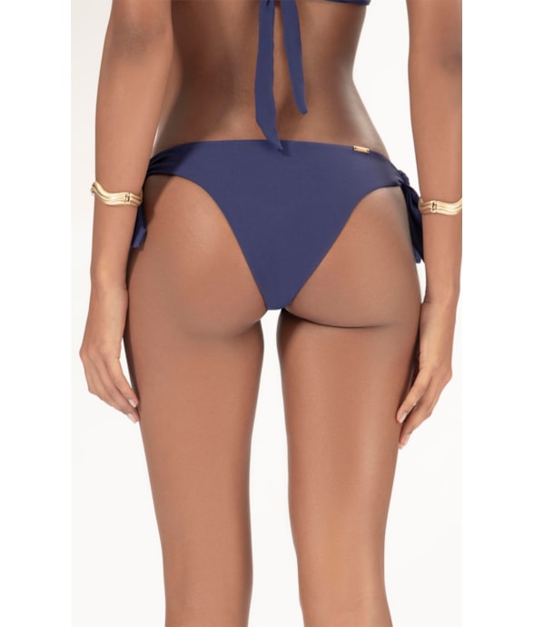 Calcinha Lenço Crepe Ocean Marinho