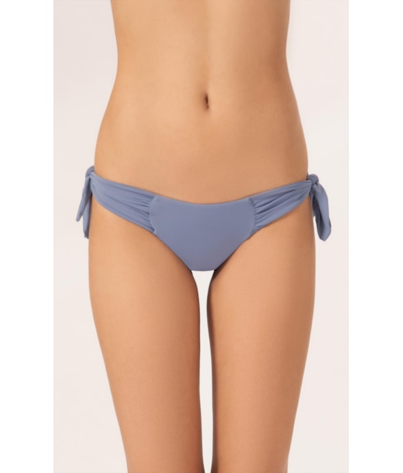 Calcinha Lenço Franzida Clássicos Azul Seco