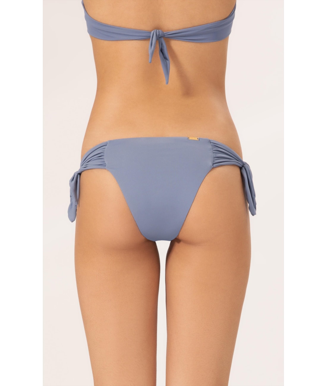 Calcinha Lenço Franzida Clássicos Azul Seco