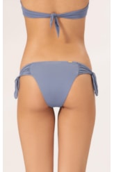 Calcinha Lenço Franzida Clássicos Azul Seco