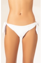 Calcinha Lenço Franzida Clássicos Branco