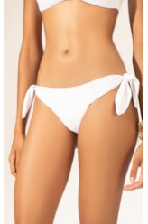 Calcinha Lenço Franzida Clássicos Branco