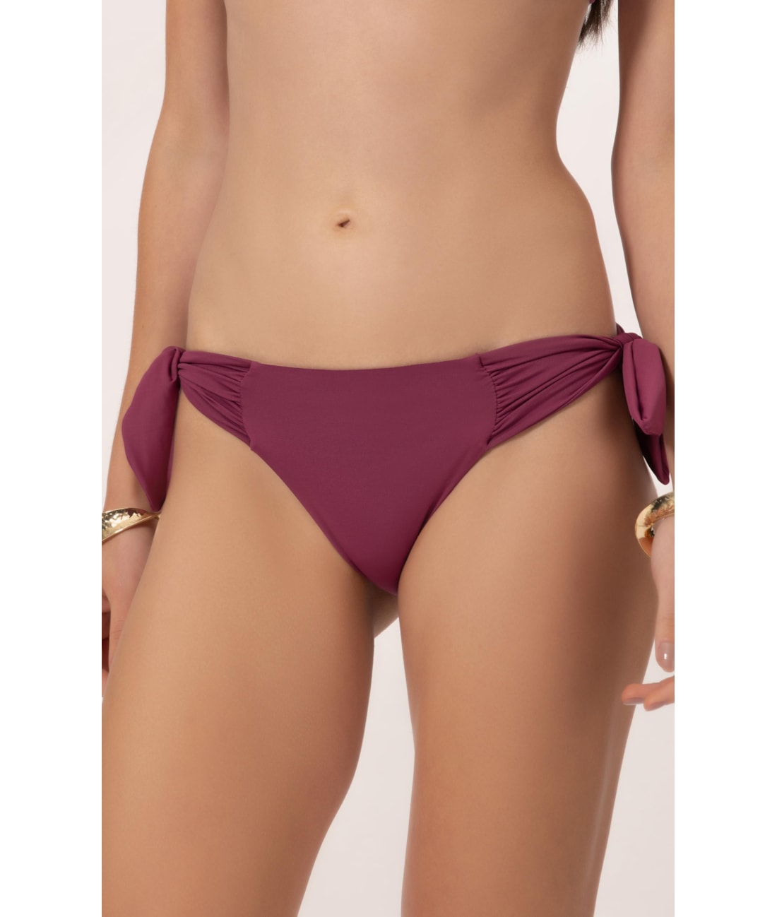 Calcinha Lenço Franzida Clássicos Mauve
