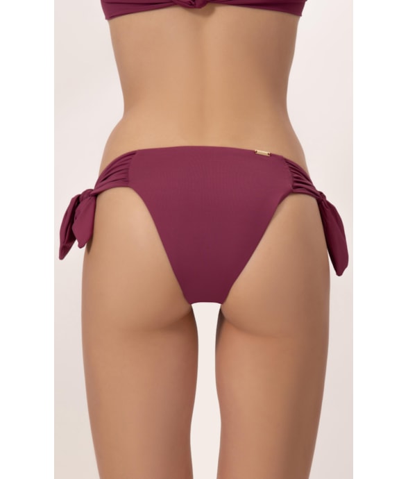 Calcinha Lenço Franzida Clássicos Mauve