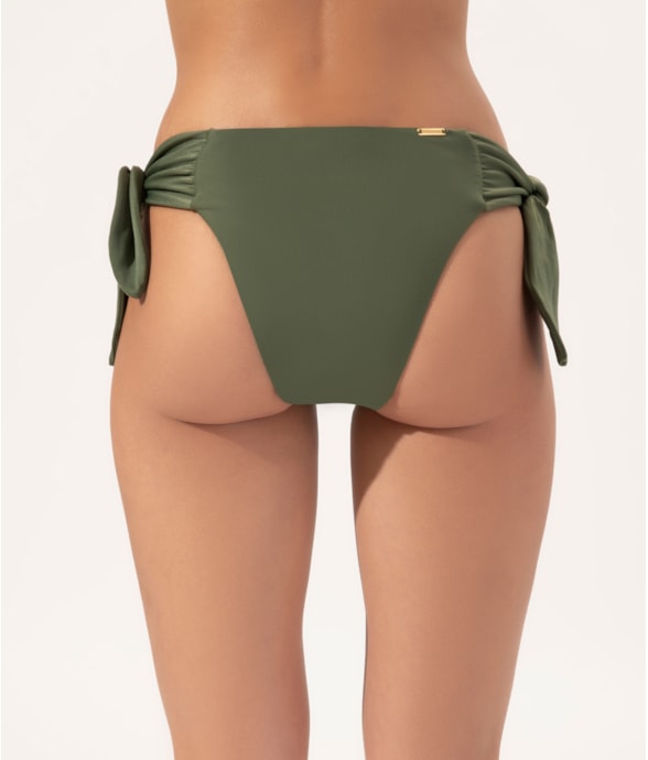 Calcinha Lenço Franzida Clássicos Verde Militar