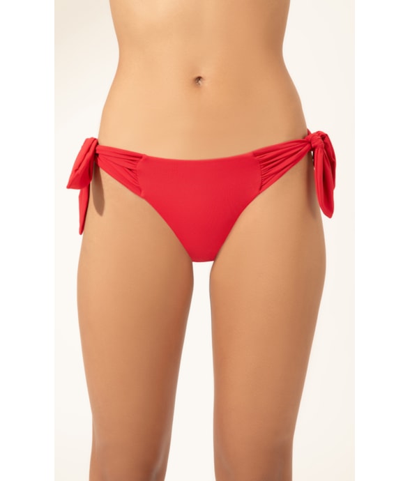 Calcinha Lenço Franzida Clássicos Vermelho