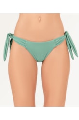 Calcinha Lenço Franzida Madras Verde Oliva