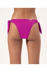Calcinha Lenço Franzida Madras Violeta