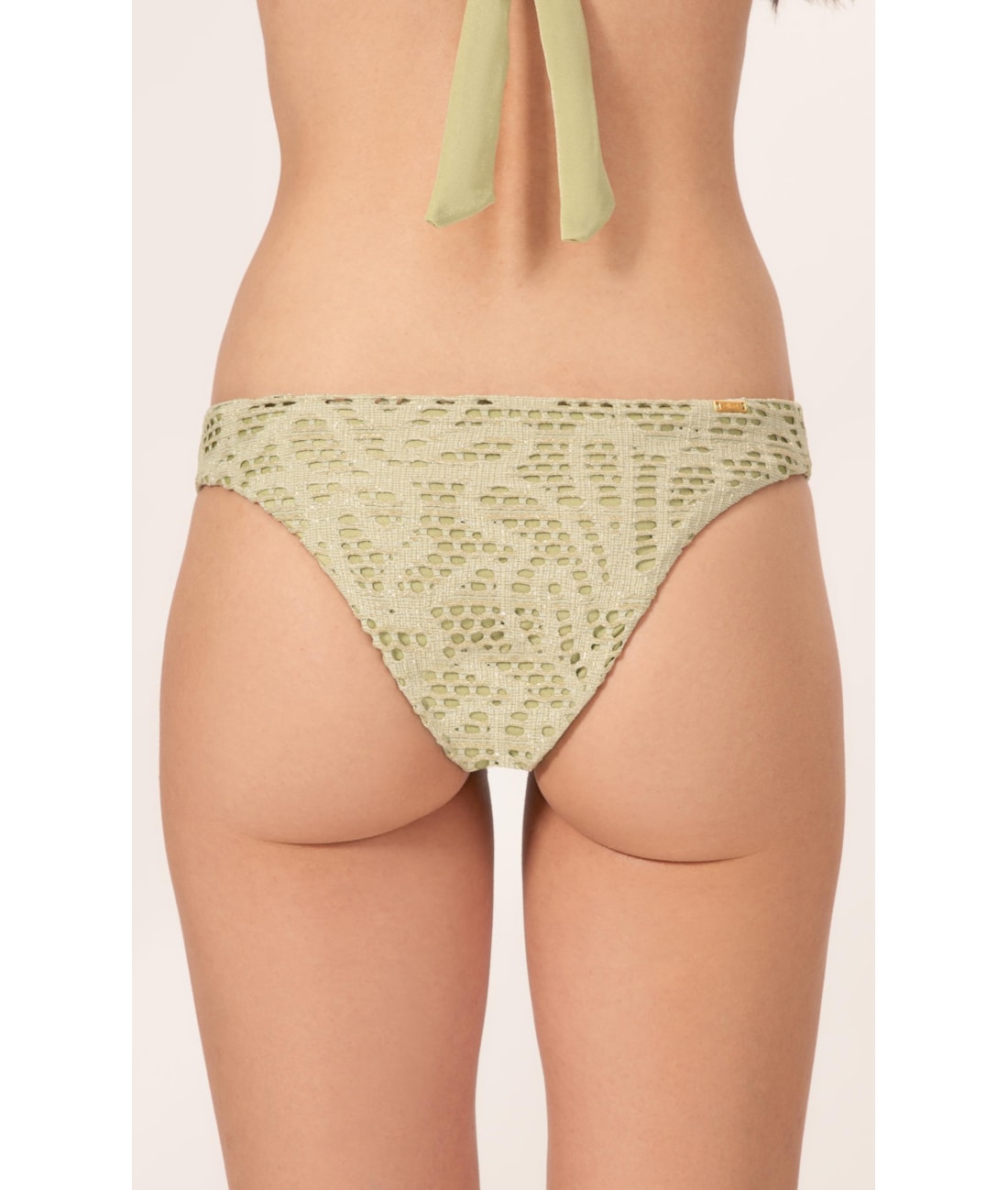 Calcinha Miracle Midi Rendado Lux Verde Agua