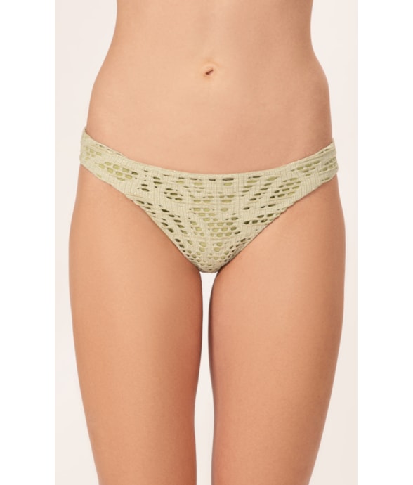 Calcinha Miracle Midi Rendado Lux Verde Agua