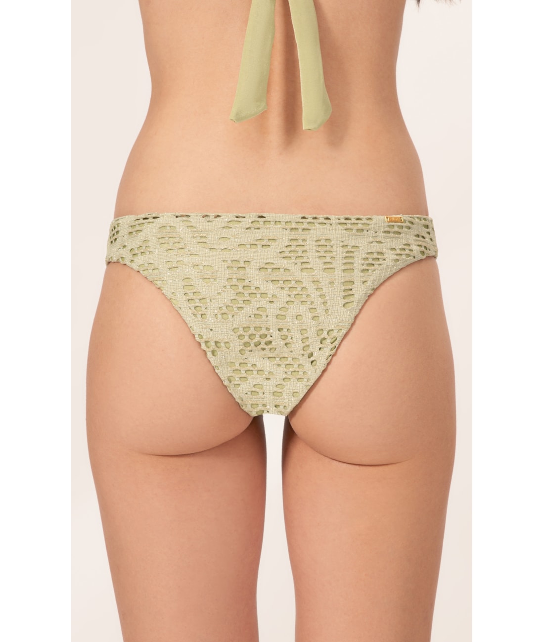 Calcinha Miracle Midi Rendado Lux Verde Agua