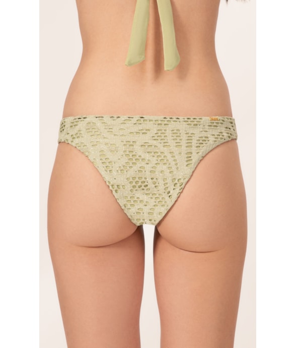 Calcinha Miracle Midi Rendado Lux Verde Agua