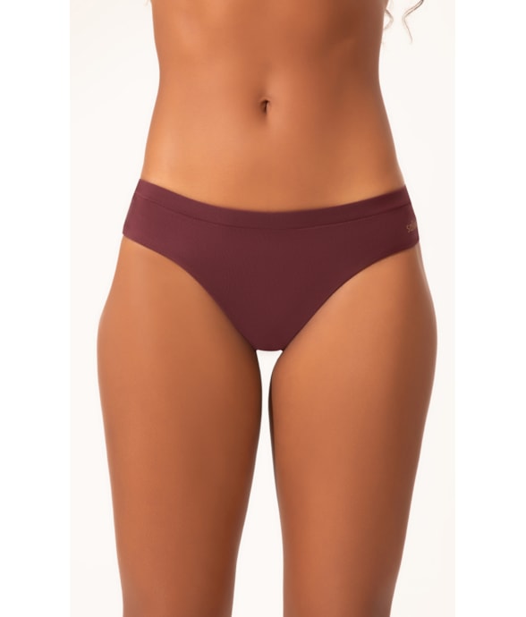 Calcinha Miracle Up Sporty Bordeaux