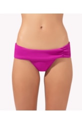 Calcinha Pala Larga Viés Madras Violeta