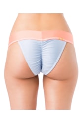 Calcinha Pala Miracle Liso Tricolor Azul Claro