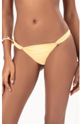 Calcinha Pala Passador Fluid Amarelo Manteiga