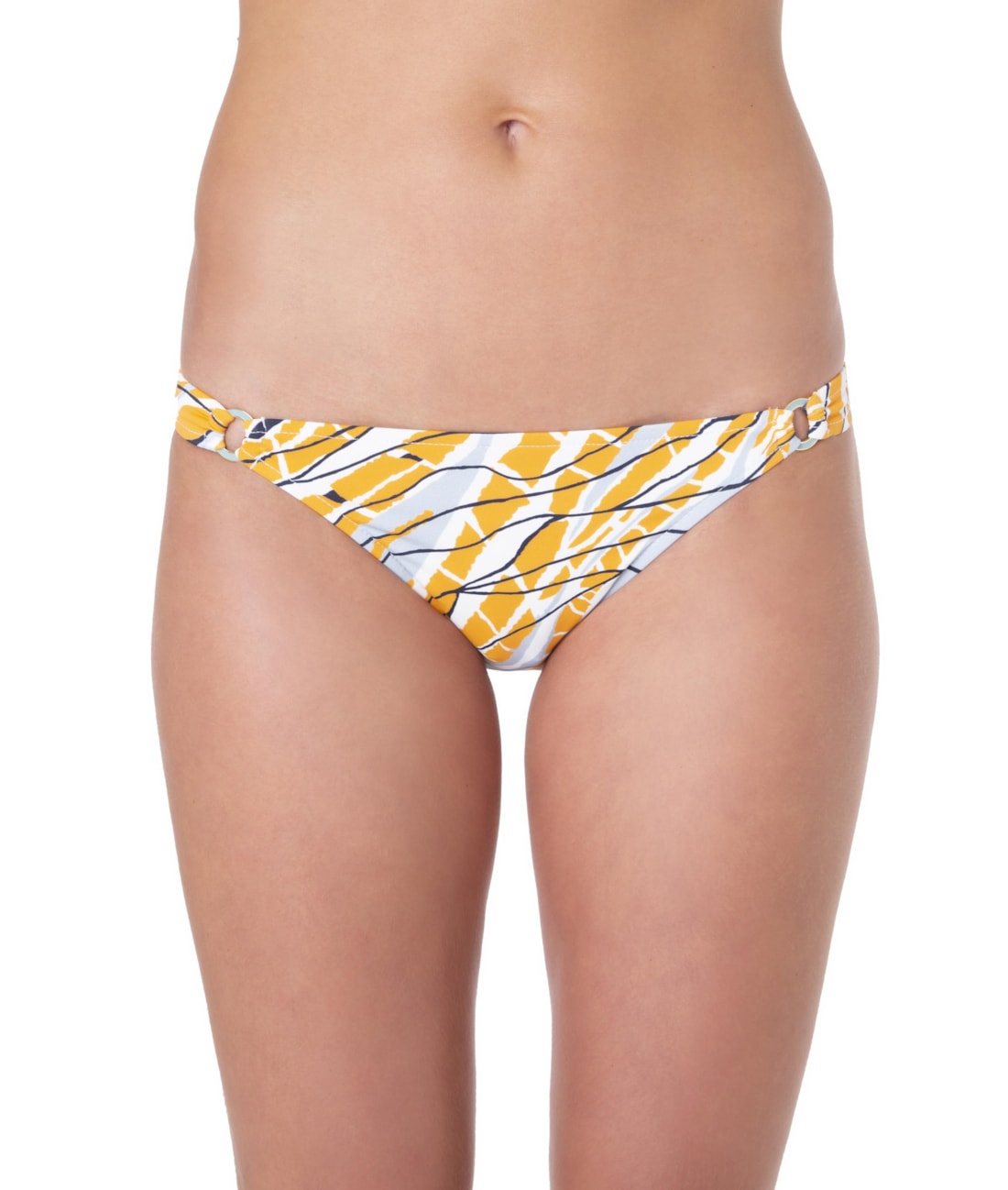 Calcinha Reta Argola Castanheira Amarelo