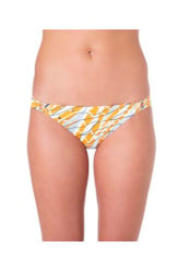 Calcinha Reta Argola Castanheira Amarelo