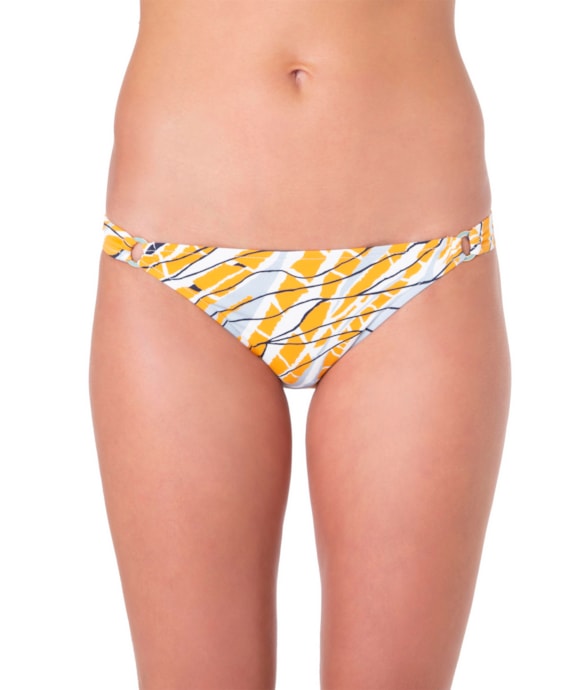 Calcinha Reta Argola Castanheira Amarelo