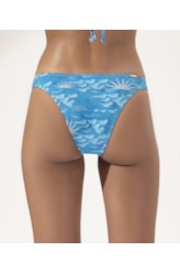 Calcinha Reta Argola La Mer Azul Claro