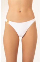 Calcinha Reta Dots Branco