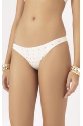 Calcinha Reta Midi Crystals By Swarovski Celebrate Perola