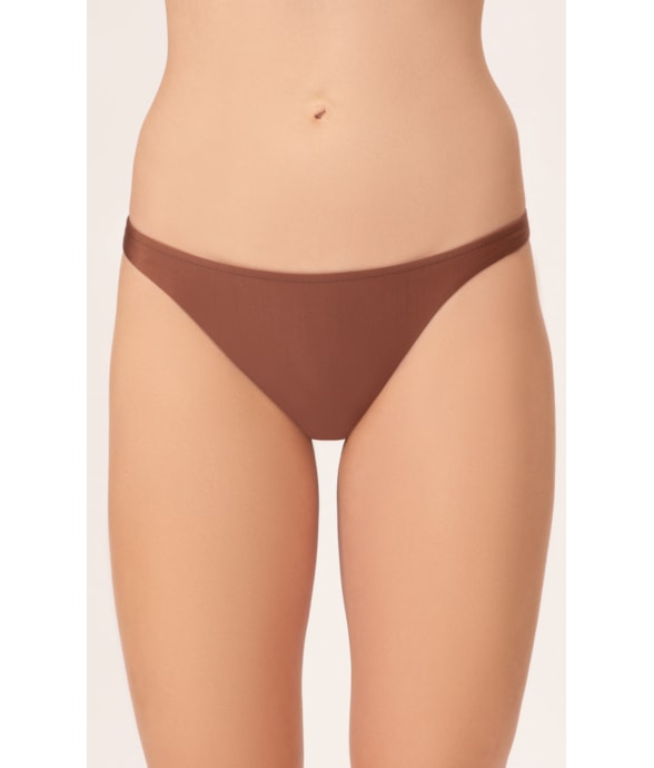 Calcinha Reta Miracle Duo Marrom