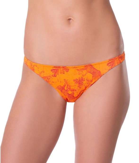 Calcinha Reta Miracle Jaguar Laranja