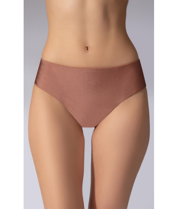 Calcinha Reta Miracle Larga Comfort Bel Air Marrom