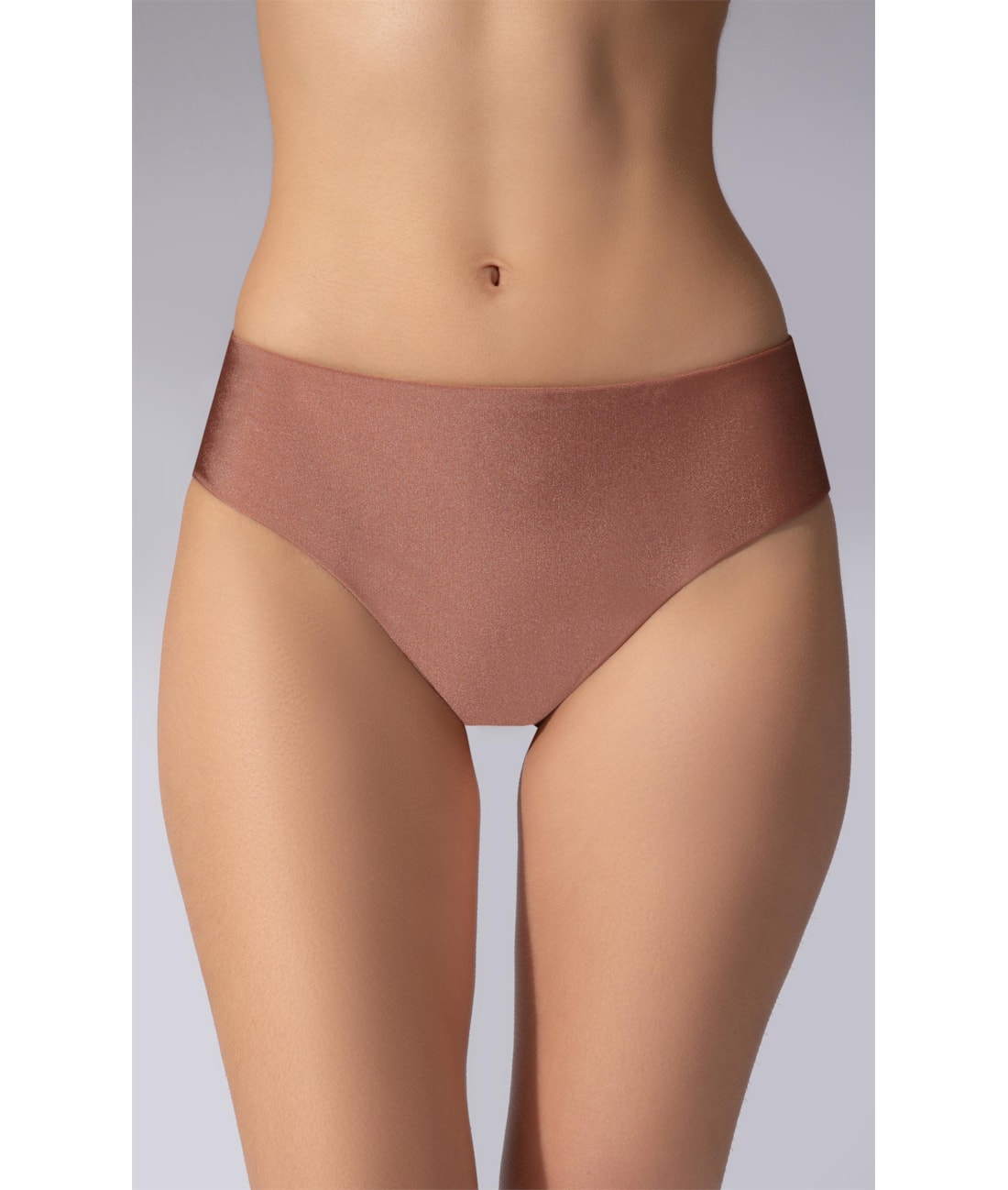 Calcinha Reta Miracle Larga Comfort Bel Air Marrom