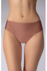 Calcinha Reta Miracle Larga Comfort Bel Air Marrom