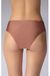 Calcinha Reta Miracle Larga Comfort Bel Air Marrom