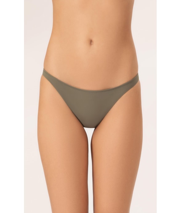 Calcinha Reta Miracle Midi Air Sense Verde Militar