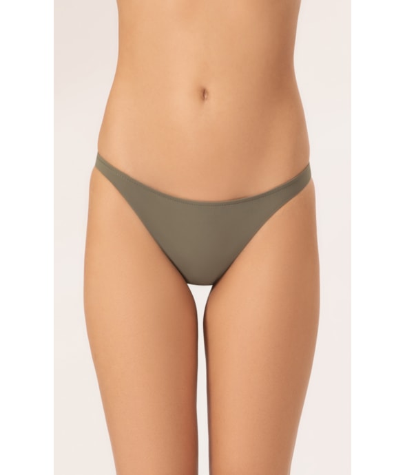 Calcinha Reta Miracle Midi Air Sense Verde Militar