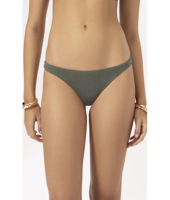 Calcinha Reta Miracle Midi Bobby Verde Militar