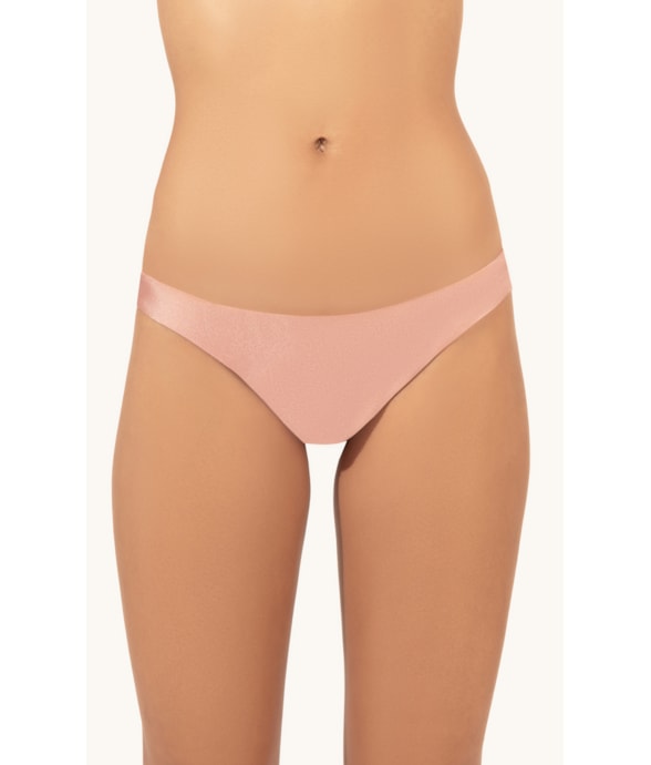 Calcinha Reta Miracle Midi Crystals By Swarovski Lumier Rosa Dusty