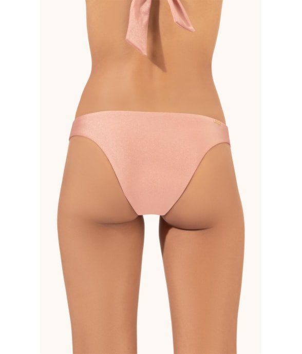 Calcinha Reta Miracle Midi Crystals By Swarovski Lumier Rosa Dusty