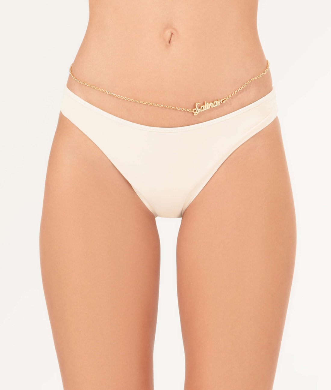 Calcinha Reta Miracle Midi Draping Off White