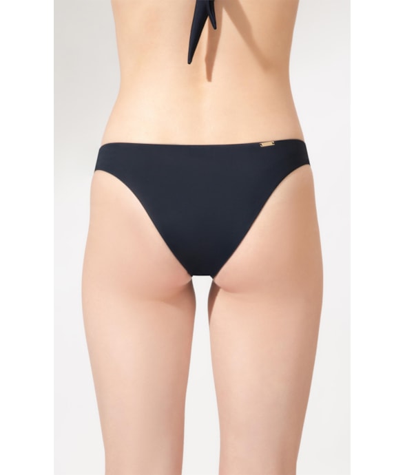 Calcinha Reta Miracle Midi Draping Preto