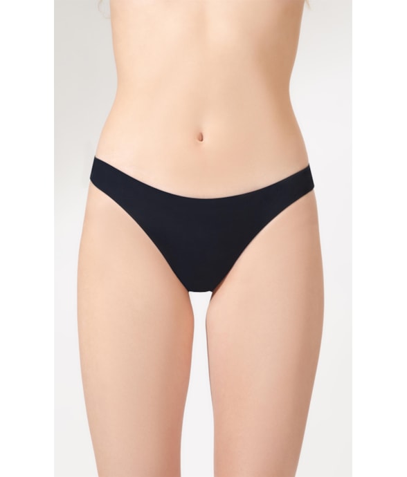 Calcinha Reta Miracle Midi Draping Preto