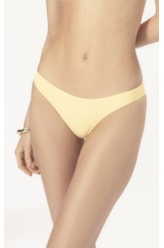 Calcinha Reta Miracle Midi Fluid Amarelo Manteiga