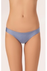 Calcinha Reta Miracle Midi Magic Azul Seco