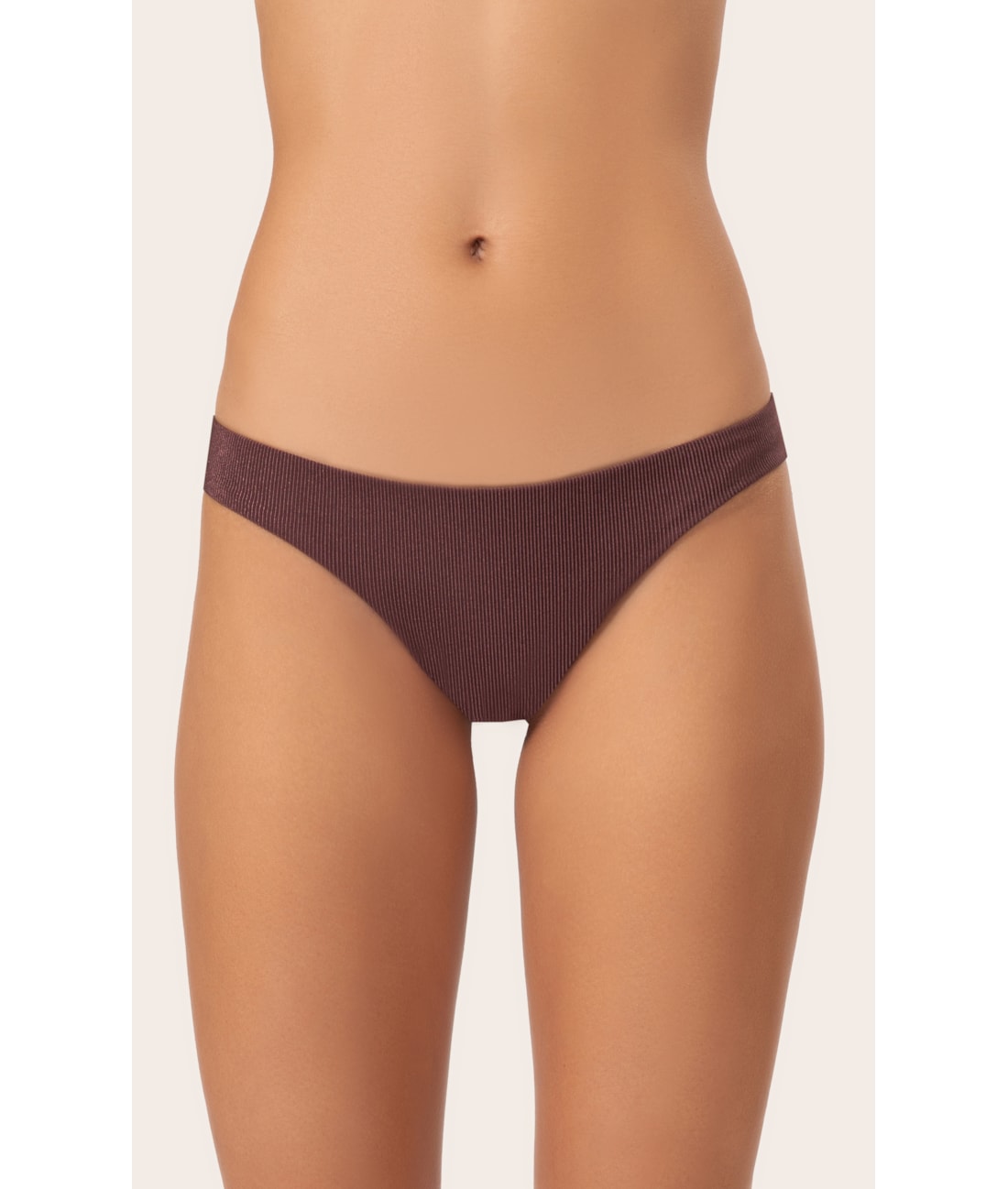 Calcinha Reta Miracle Midi Magic Marrom Escuro