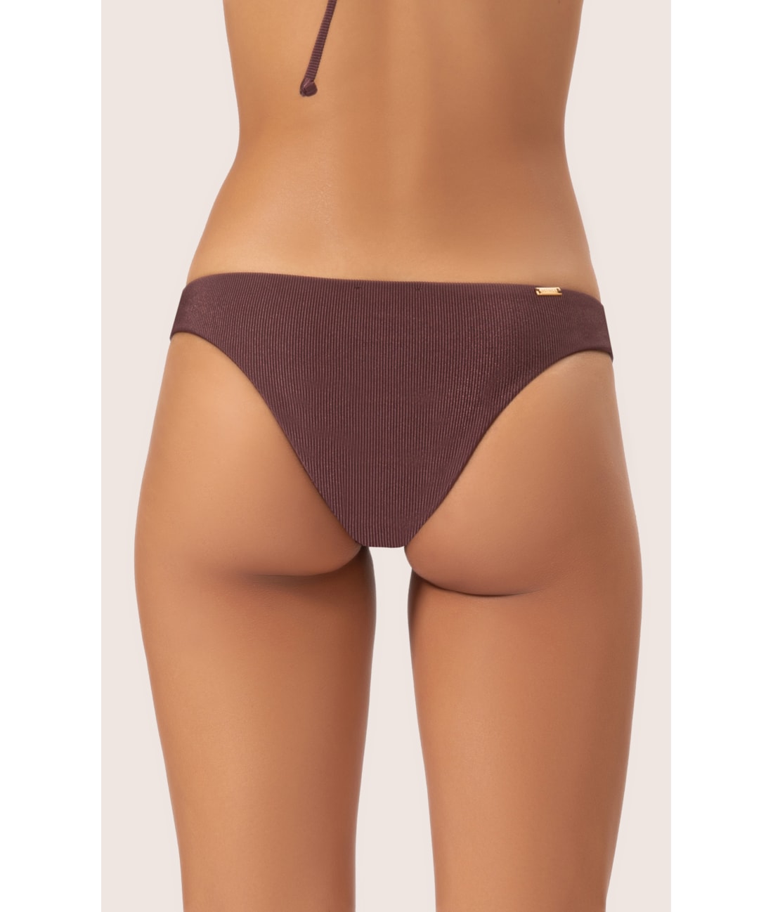 Calcinha Reta Miracle Midi Magic Marrom Escuro