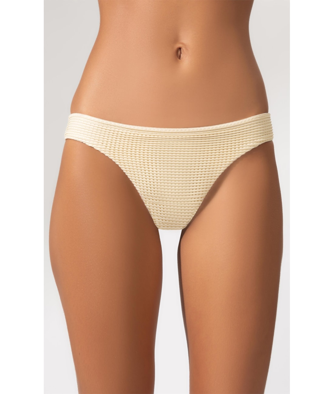 Calcinha Reta Miracle Midi Metallic Plait Natural